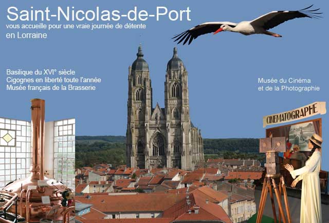 Panorama de la ville de St Nicolas de port